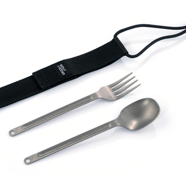 Titanium Cutlery – Wolf and Grizzly